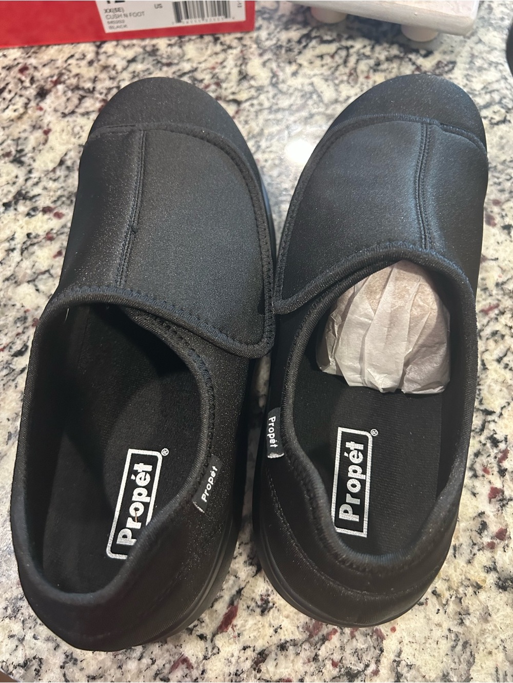 Propet orthopedic Black Slip-On Comfort Shoes